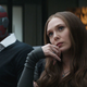 Paul Bettany as the Vision and Elizabeth Olsen as the Scarlet Witch.